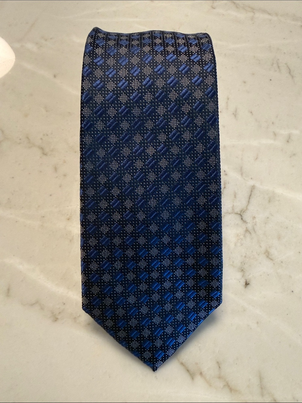 Express Classic Blue Patterned Men's Tie